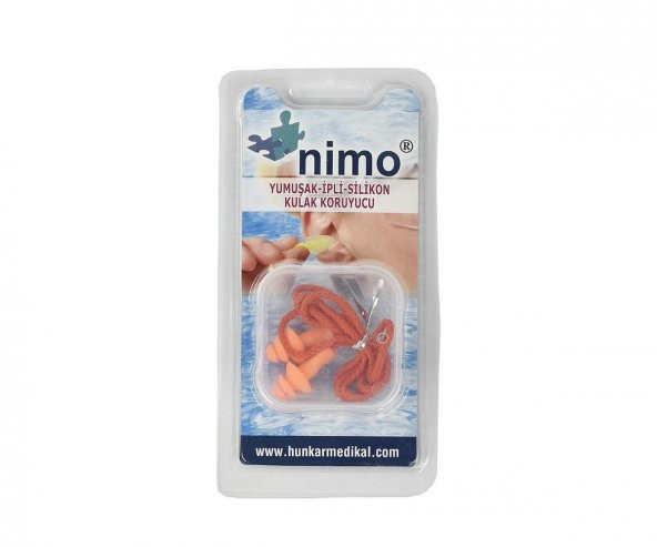 Dermateks Nimo Yumuşak Ipli Silikon Kulak Koruyucu ürün görseli 1
