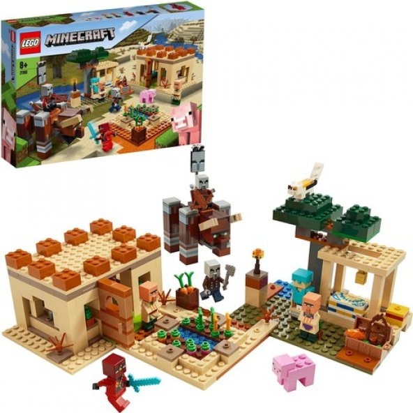 LEGO Minecraft 21160 The Illager Raid ürün görseli 1