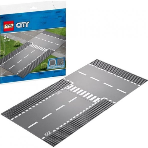 LEGO City 60236 Straight and T-Junction ürün görseli 1