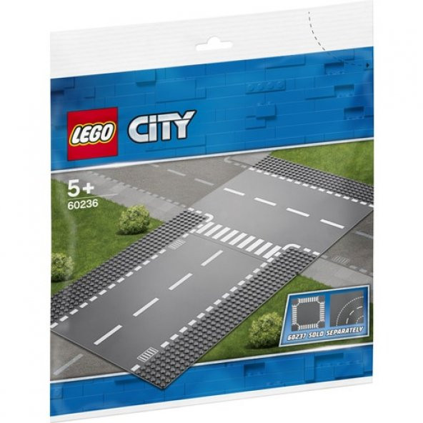 LEGO City 60236 Straight and T-Junction - Resim 3