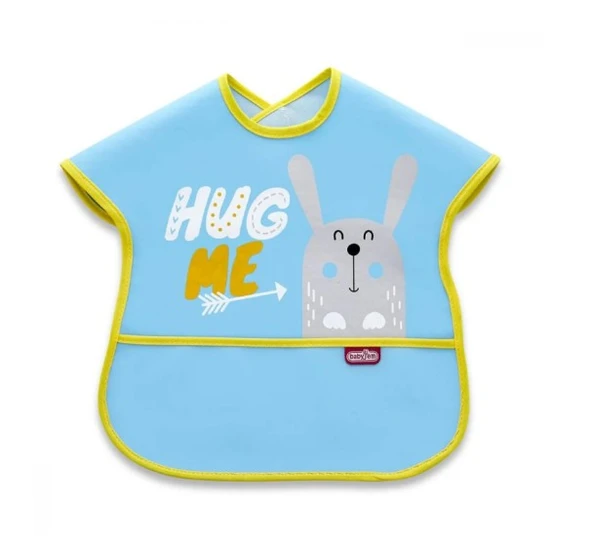 BabyJem Poli Muşamba Büyük Mama Önlüğü 029 Mavi ürün görseli 1