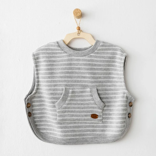 Andywawa AC26214 Casual Yelek Grey ürün görseli 1