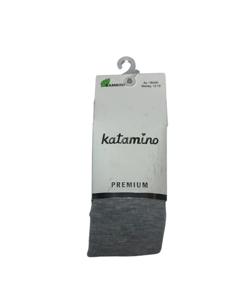 Katamino Liva Bebek Bambu Külotlu Çorap K36000 Gri ürün görseli 1
