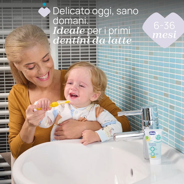 Chicco Diş Fırçası Seti 6+ Ay Blue - Resim 3