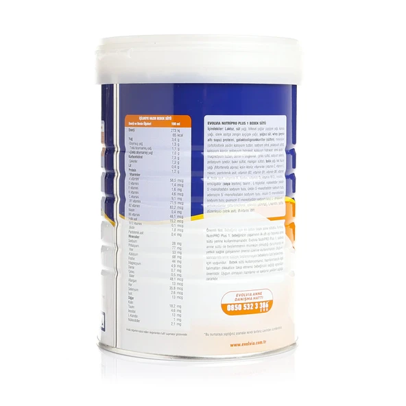 Evolvia NutriPRO Plus Bebek Sütü 1 800 Gr - Resim 3