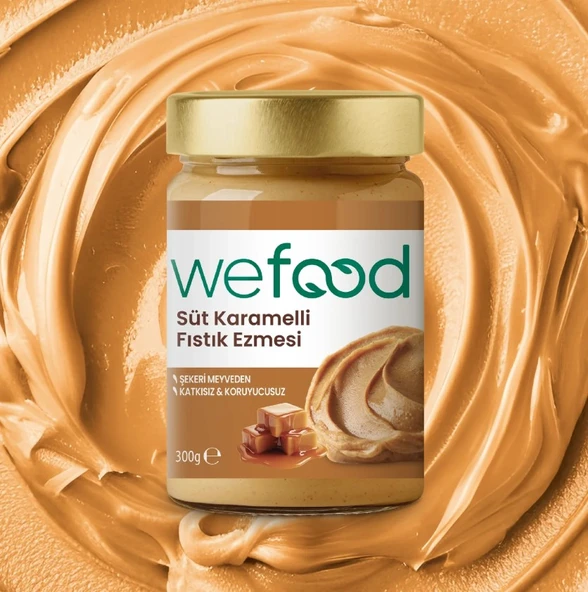 Wefood Süt Karamelli Fıstık Ezmesi 300 Gr ürün görseli 1