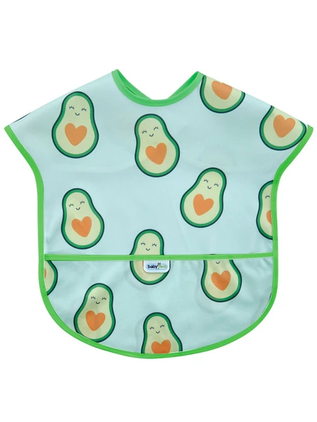 BabyJem Baskılı BLW Kolsuz Önlük 788 Avokado ürün görseli 1