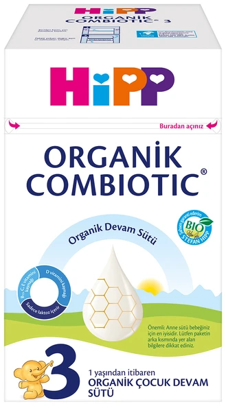 Hipp 3 Organik Combiotic Bebek Sütü 800 Gr ürün görseli 1