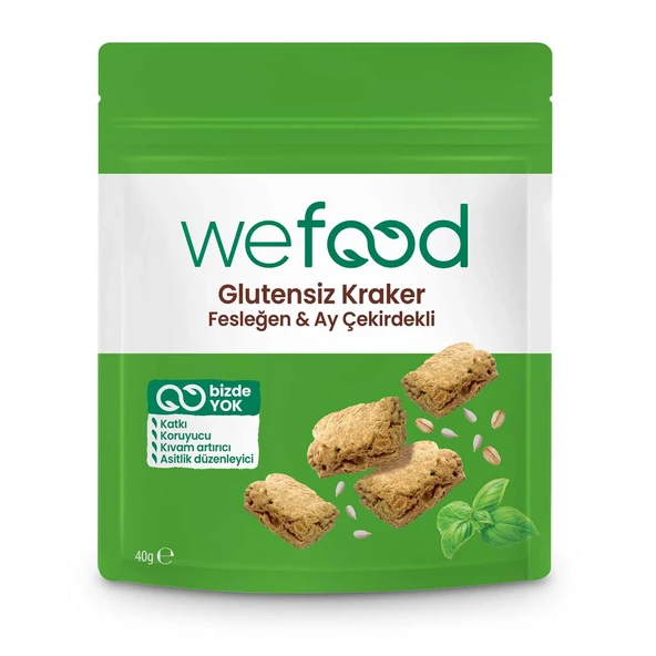 Wefood Fesleğenli Ayçekirdekli Kraker 40 Gr ürün görseli 1