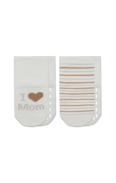 Bistyle Mom Dad Penye Kaymaz Soket Çorap 2li 10147 Çember Mom ürün görseli 1