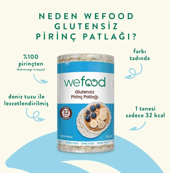 Wefood Pirinç Patlağı 100 Gr - Resim 2