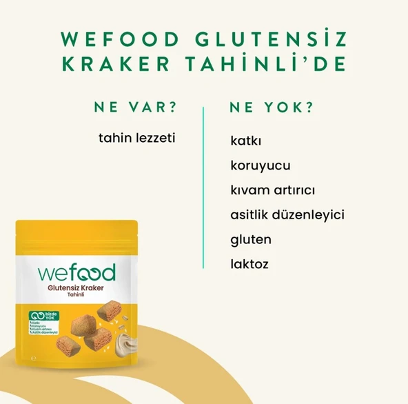Wefood Tahinli Kraker 40 Gr - Resim 4
