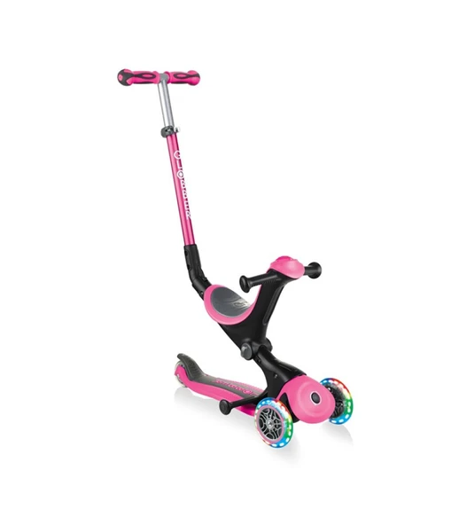 Globber Go Up Deluxe Scooter (Işıklı) Pembe ürün görseli 1