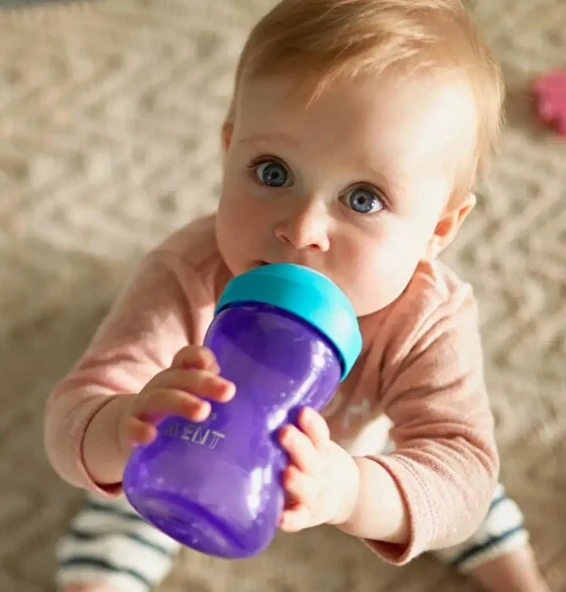 Philips Avent Yumuşak Uçlu Bardak 300 ml Mor - Resim 3