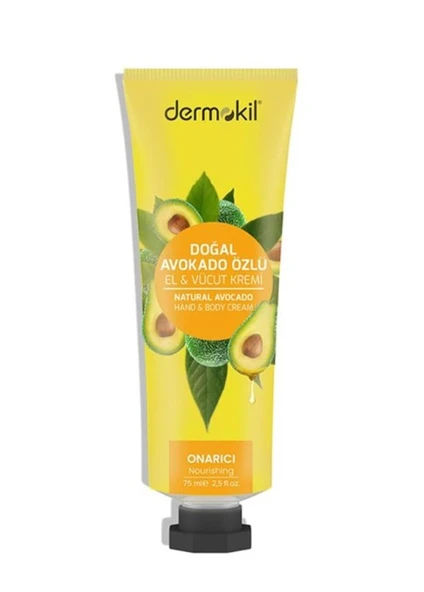Dermokil Doğal El ve Vücut Kremi 75 ml Avokado ürün görseli 1