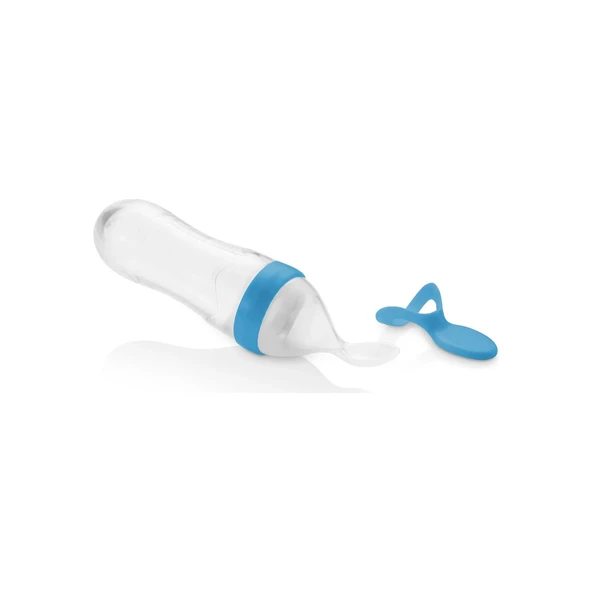 BabyJem Sıkmalı Kaşık 806 Mavi ürün görseli 1