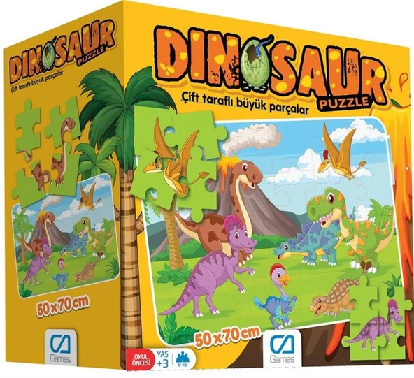 Games Dinazorlar Puzzle 24 Parça 5139 ürün görseli 1