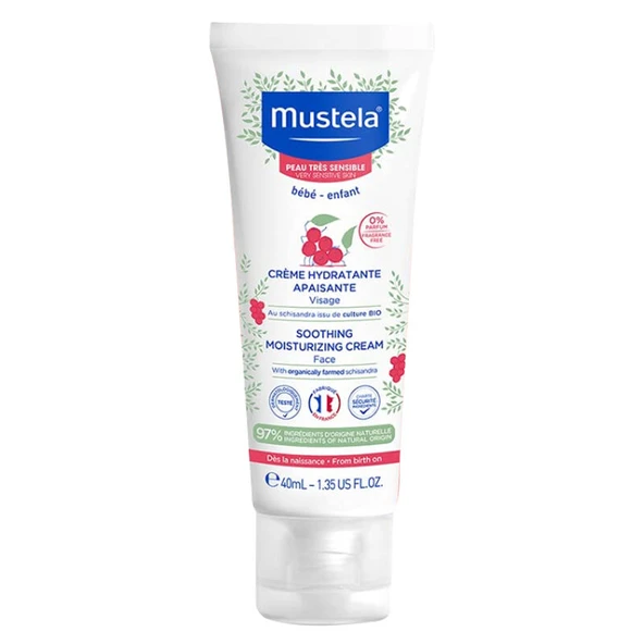 Mustela Soothing Çok Hassas Ciltler İçin Yüz Kremi 40 ml ürün görseli 1