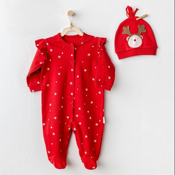 Andywawa AC25328 Happy Newyear Bebek Tulum Takım Red ürün görseli 1