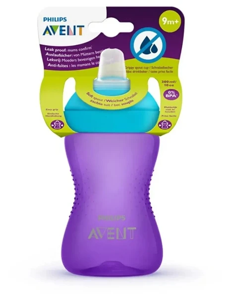 Philips Avent Yumuşak Uçlu Bardak 300 ml Mor - Resim 2