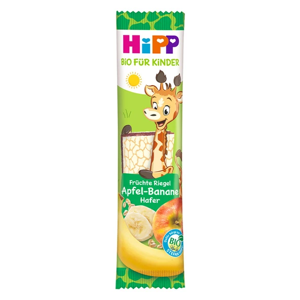 Hipp Organik Yulaﬂı Elmalı Muzlu Meyve Barı 23 Gr ürün görseli 1
