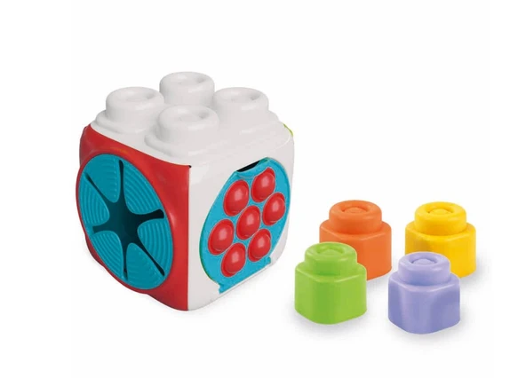 Clementoni Baby Soft Clemmy Yumuşak Blok Duyusal Küp 17902 ürün görseli 1