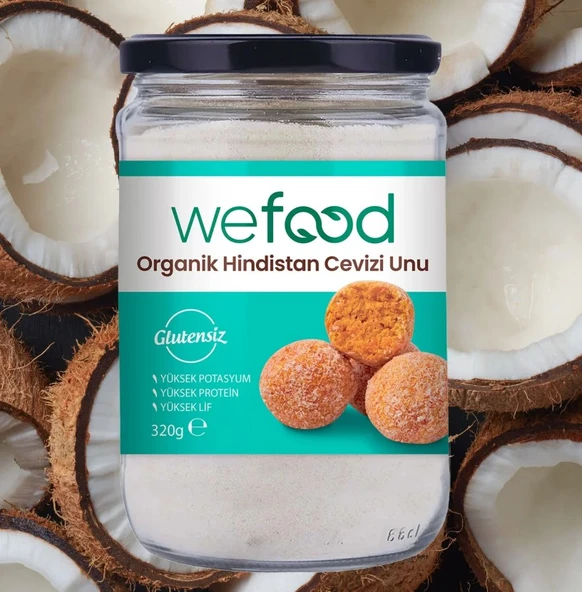 Wefood Organik Hindistan Cevizi Unu 320 Gr ürün görseli 1