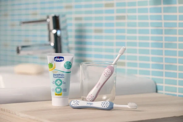 Chicco Diş Fırçası 6-36 Ay Pembe - Resim 3