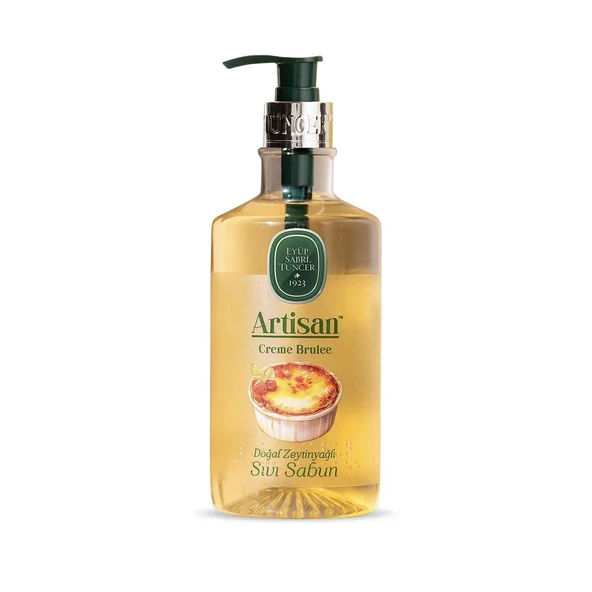 Eyüp Sabri Tuncer Artisan Doğal Zeytinyağlı Sıvı Sabun 600 ml Creme Brulee ürün görseli 1