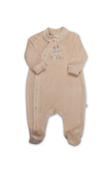 Bistyle Tulum Kadife I Love Daddy 15125 Bej ürün görseli 1