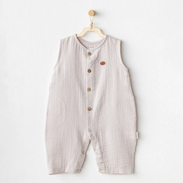 Andywawa AC25883 Müslin Home Bebe Tulum Beige ürün görseli 1