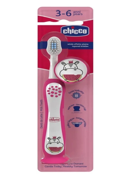 Chicco Diş Fırçası 3-6 Yaş Hippo ürün görseli 1