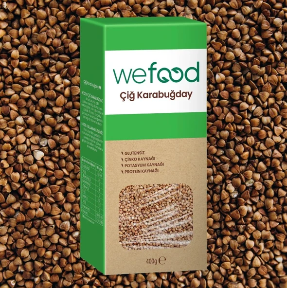 Wefood Glutensiz Çiğ Karabuğday 400 Gr ürün görseli 1