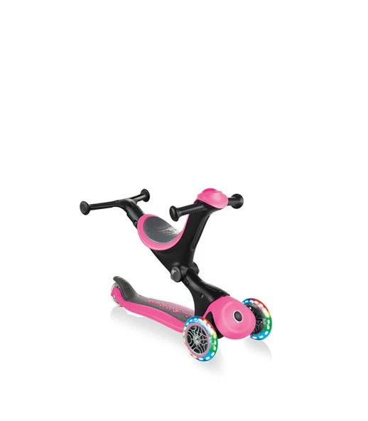 Globber Go Up Deluxe Scooter (Işıklı) Pembe - Resim 3