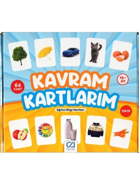 Games Kavram Kartlarım 64 Kart 5175 ürün görseli 1