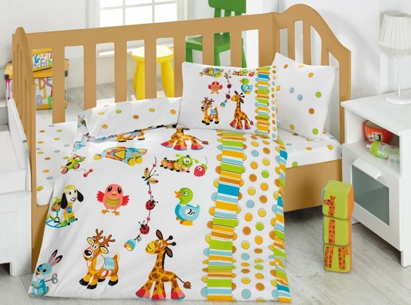 Cotton Box Ranforce Bebek Nevresim Takımı Oyun Bahçesi ürün görseli 1