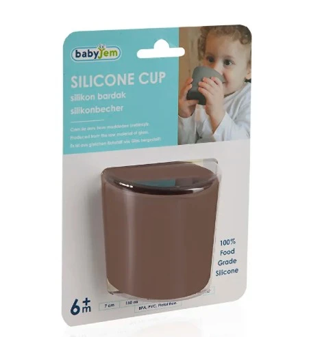 BabyJem Silikon Bardak 714 Latte ürün görseli 1