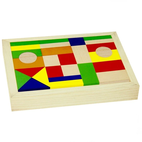 PlayWood 29 Parça Ahşap Bloklar - Resim 3