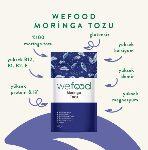 Wefood Moringa Tozu 100 Gr - Resim 2