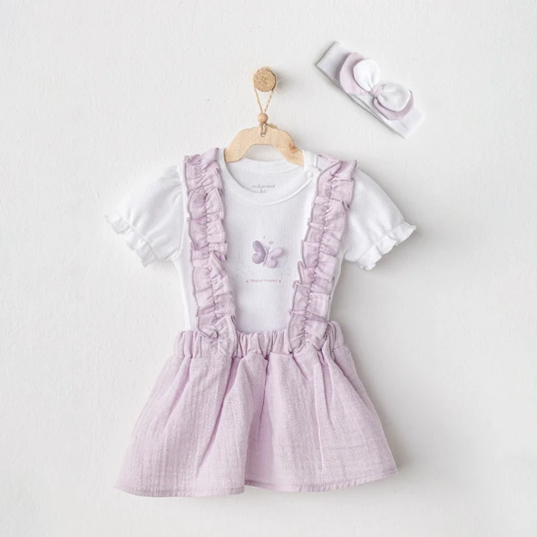 Andywawa AC25577 Magical Butterfly 3'Lü Takım Lila ürün görseli 1
