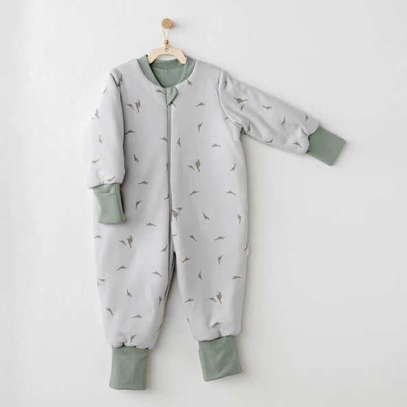 Andywawa AC26010 Mummy S Snuggle Saurus Uyku Tulumu 2,5 TOG Green ürün görseli 1
