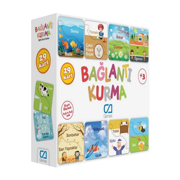 Games Bağlantı Kurma Eğitici Oyun Kartları 29 Kart ürün görseli 1