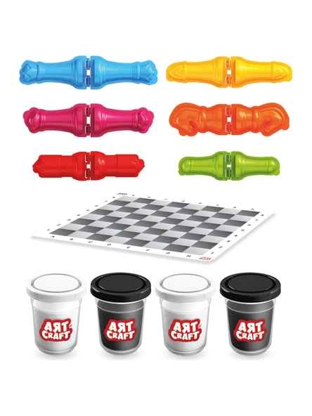 Art Craft Satranç Hamur Set 03732 - Resim 3