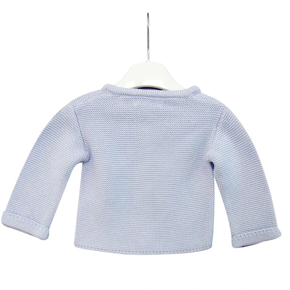 Andywawa AC24333 Basic Bebe Ceket Blue - Resim 2