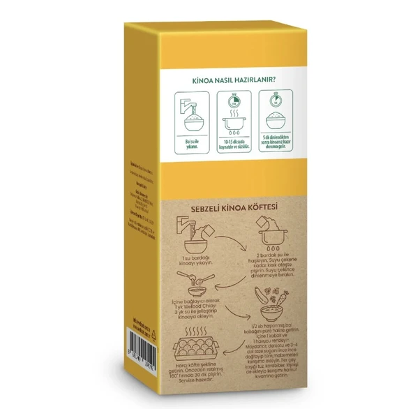 Wefood Beyaz Kinoa 300 Gr - Resim 3