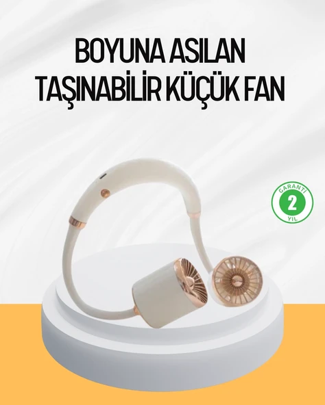 Katlanabilir Asılabilir Fan Usb Şarjlı Hafif Sessiz Tasarım ürün görseli 1