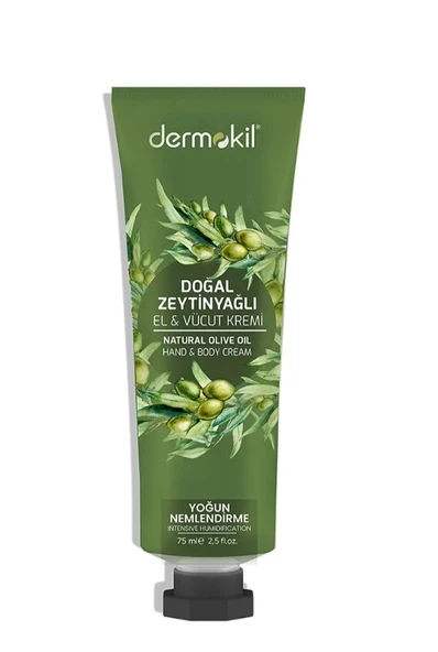 Dermokil Doğal El ve Vücut Kremi 75 ml Zeytinyağlı ürün görseli 1