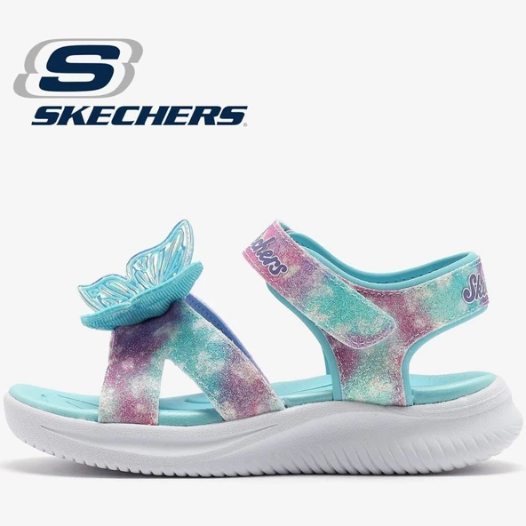 Skechers Jumpsters Sandal-Butterfly Brites 303109L Işıklı Ortopedik Çocuk Sandalet ürün görseli 1