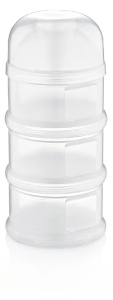 BabyJem Katlı Toz Mama Kabı 545 Beyaz ürün görseli 1