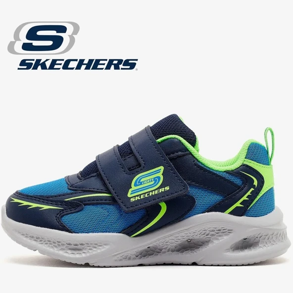 Skechers Meteor-lights 401498N Işıklı Ortopedik Çocuk Spor Ayakkabı ürün görseli 1